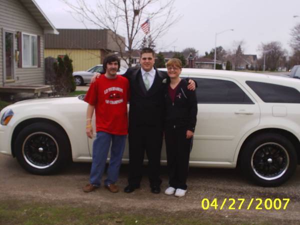 Prom 2007 with Mom & Dad